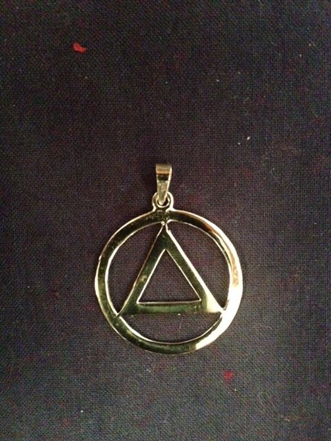14k Gold Alcoholics Anonymous Pendant – Shooters Goldworks